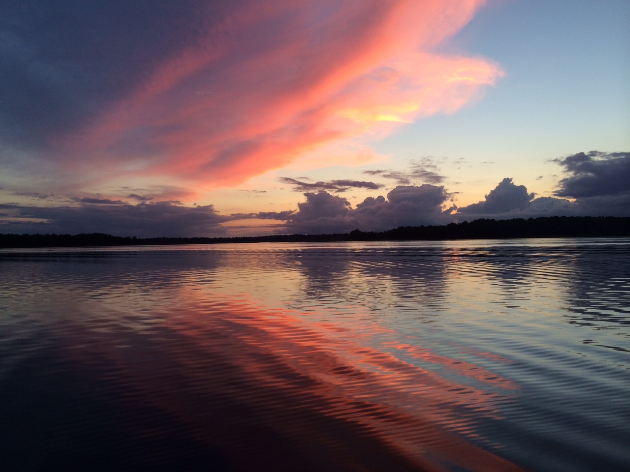HSsunset4 Horseshoe Lake MN