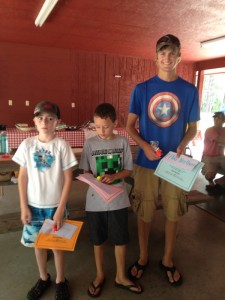 Northern Walleye winners Nick, Lincoln,and Hunter